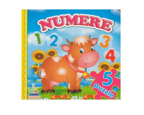 Cartea cartonata cu 5 puzzle. Numerele. N*9259 (15.5X15.5) Cartea cartonata cu 5 puzzle. Numerele. N*9259 (15.5X15.5)