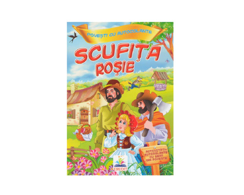 Povesti cu autocolante. "Scufita rosie" N*9853 (16,5X23,5) Povesti cu autocolante. "Scufita rosie" N*9853 (16,5X23,5)