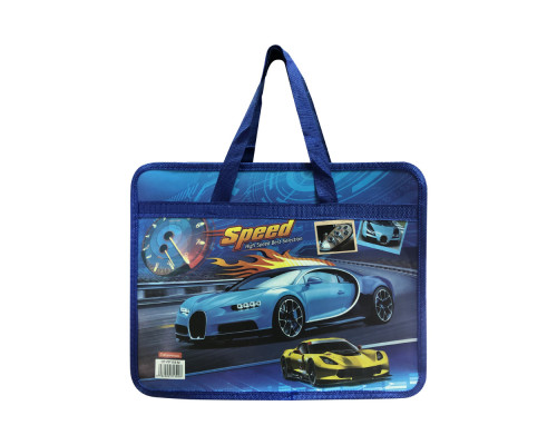 Папка c ручками А4, пластиковая, для мальчиков, ассорти (12/240)