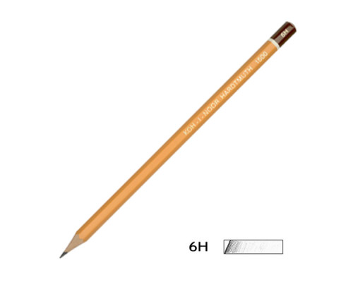 Карандаш графитный Koh-i-Noor 1500 6H