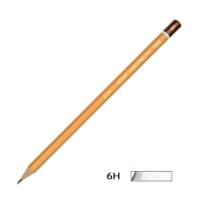 Creion grafit Koh-i-Noor 1500 6H (12)