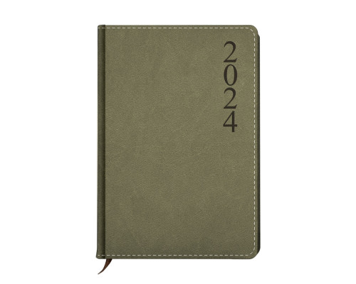 9202401 Ежедневник A5 датированный 2024, бежевый