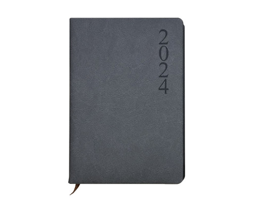 9202403 Agenda A5 datata 2024, gri 9202403 Agenda A5 datata 2024, gri