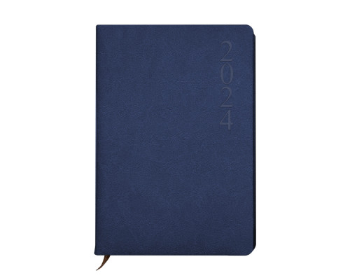 9202404 Agenda A5 datata 2024, albastru