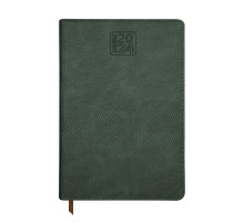 9202411 Agenda A5 datata 2024, verde, structura "panza"