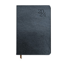 9202413 Agenda A5 datata 2024, albastru, structura "piele"