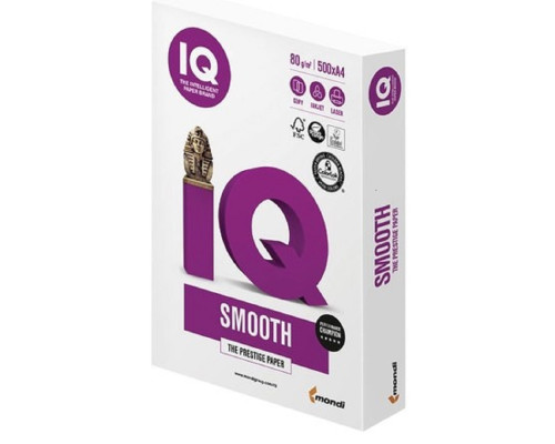 Бумага для принтера A4 IQ Smooth 80g/m2 500л Бумага для принтера A4 IQ Smooth 80g/m2 500л