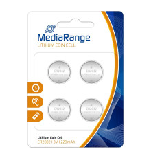 Батарейка MediaRanger, Lithium Coin Cells, CR2032,3V,4шт.MRBAT132 (144)