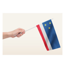 Drapel textil mic Autonomia Gagauza 14x20cmAutonomia Gagauza