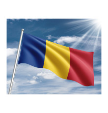 Флаг Румынии 100x200см, 110гр/м2, полиэстер