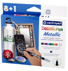 Набор маркеров Centropen "Decor Pen Metallic 2737" 8+1 (5)
