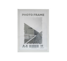 Фоторамка A4 c ножкой-подставкой белая, 15мм F1503-01 CM*2248