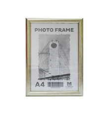 Фоторамка A4 c ножкой-подставкой серебро, 20мм F2002-1 CM*2286