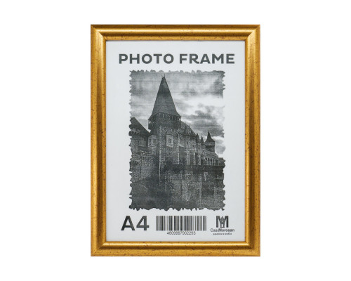 Rama foto A4 cu suport aurie, 20mm F2002-2 CM*2293 Rama foto A4 cu suport aurie, 20mm F2002-2 CM*2293