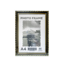 Rama foto A4 cu suport negru cu ornament auriu, 24mm F2409-1 CM*2324