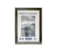 Rama foto A4 cu suport negru cu ornament auriu, 24mm F2409-1 CM*2324