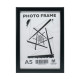 Rama foto A5 15*20 cu suport negru, 15mm F1503-016 CM*2362