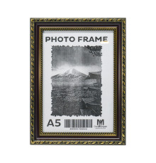 Rama foto A5 15*20 cu suport negru cu ornament auriu, 24mm F2409-1 CM*2424