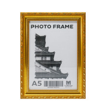 Rama foto A5 15*20 cu suport auriu cu ornament, 24mm F2409-3 CM*2431