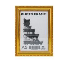 Rama foto A5 15*20 cu suport auriu cu ornament, 24mm F2409-3 CM*2431