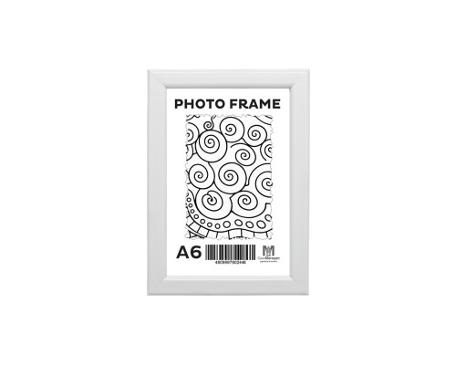 Фоторамка A6 10*215 c ножкой-подставкой белая, 15мм F1503-01 CM*2448