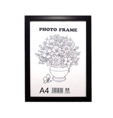 Фоторамка A4 c ножкой-подставкой черная 20-02-04B CM*8504