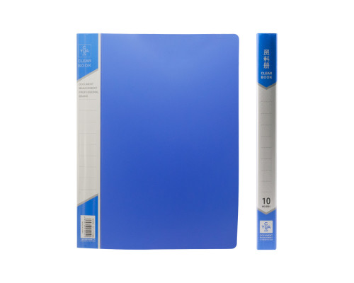 Mapa plastic A4, cu 10 folii, 5001 5001 (216)