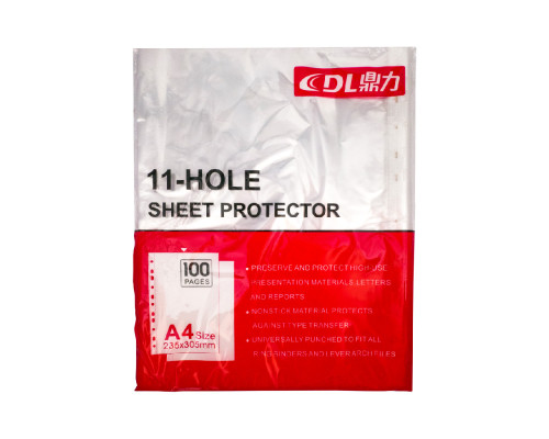 Folii p-u protectiе A4 35mk 100buc. (50/100) Folii p-u protectiе A4 35mk 100buc. (50/100)