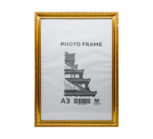 Фоторамка A3 золотая с узором 24мм F2409-3 CM*2231