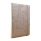 Carnet А5 120foi, matem., cu elastic, piele eco, bej, 9257