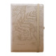 Carnet А5 120foi, matem., cu elastic, piele eco, bej, 9257