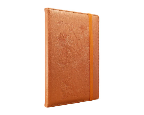 Carnet А5 120foi, matem., cu elastic, piele eco, oranj, 9256 Carnet А5 120foi, matem., cu elastic, piele eco, oranj, 9256