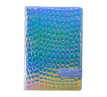 Carnet А5 80foi, punctat, piele eco, argintiu, 9119