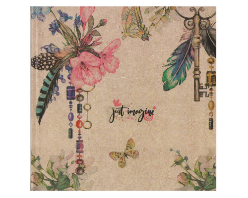 Блокнот 195x195мм, 80л, линия, 1NB753