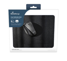 Mouse pad black MediaRange, 250 x 220 x 3mm, MROS253