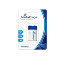 Батарейка MediaRange Premium Alkaline, E-Block, 6LR61, 9 V, 1шт.MRBAT107