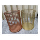 Pahar pentru pixuri, metal, rotund, auriu S11-3 (100)