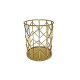 Pahar pentru pixuri, metal, rotund, auriu S11-3 (100)