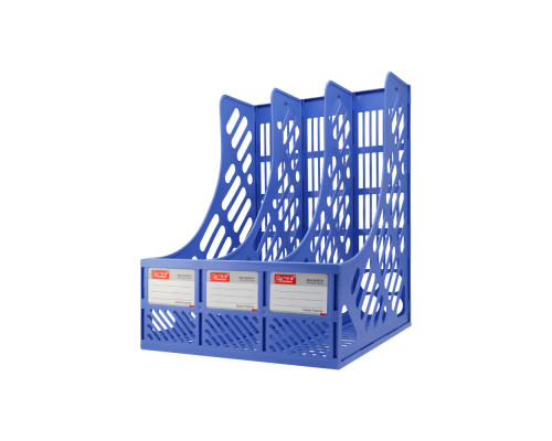 Лоток для бумаг вертикальный А4, 3 отделения, пластик, asorti A-618 (25/50()