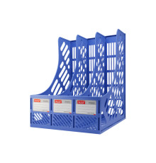 Tava p/u documente verticala A4, cu 3 sectie, plastic, asorti A-618 (25/50()