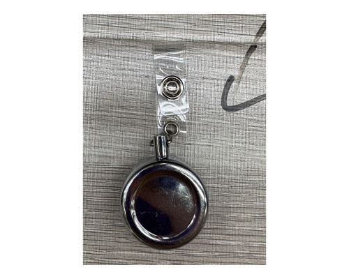 61157 Clipsa-rulou metal pentru ecuson,