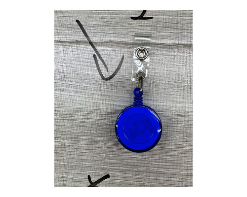 61158 Clipsa-rulou plastic pentru ecuson, asorti