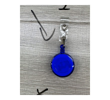 61158 Clipsa-rulou plastic pentru ecuson, asorti