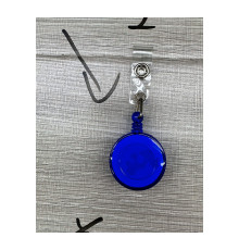 61158 Clipsa-rulou plastic pentru ecuson, asorti