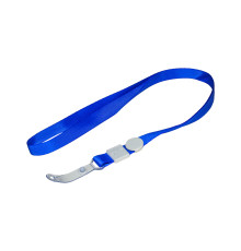 Lenta pentru ecuson 15mm, cu clip, albastru S12-26 (100)