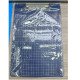 Clipboard A4 cu clema sus, plastic albastru KBX-5293 (50/200)