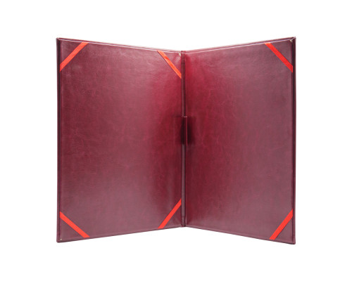 Mapa pentru semnaturi A4 piele eco dublu bordo (50)