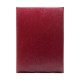 Папка "на подпись" A4 двусторонняя эко-кожа бордовая (50)