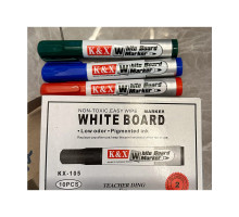 Mаркер whiteboard, черный, KX-105 (10/120/1200)