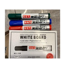 30084 Marcher whiteboard, rosu, KX-105 (10/120/1200)